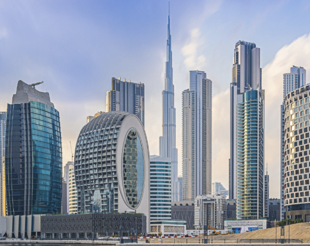 UAE skyline hero background